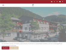 Tablet Screenshot of hotel-goebel.de